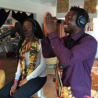 Albino Mbie and Isabel Novella